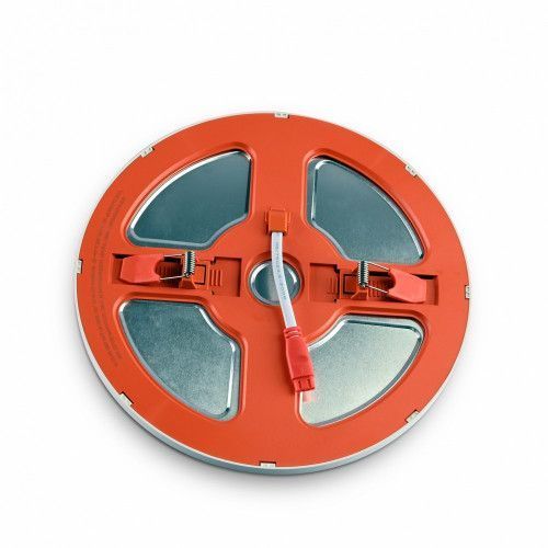 Фото LED світильник вбудований з декоративною підсвіткою VIDEX Downlight DL4R 18W+6W 5000K+2700K 220V 27948,
