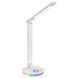 Фото Настольная лампа Goldlux 325037 Neptun Led 1x7W 4000K+RGB 450Lm IP20 WH 59876, вид 1,