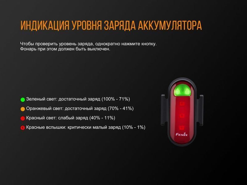 Фото Велофара задняя Fenix BC05R BC05R,