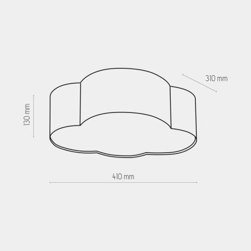 Фото Стельовий світильник TK-Lighting cloud mini Рожевий 4229 4229,