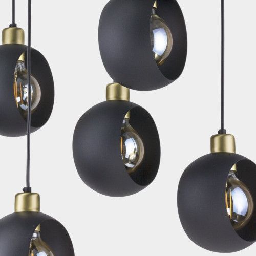 Фото Люстра підвісна TK-Lighting cyklop black 2756 чорний 2756,