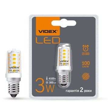 Фото LED лампа VIDEX ST25e 3W E14 4100K 24631,