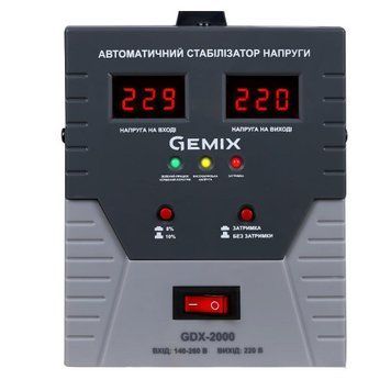 Фото Стабілізатор напруги Gemix GDX-2000 GDX-2000,