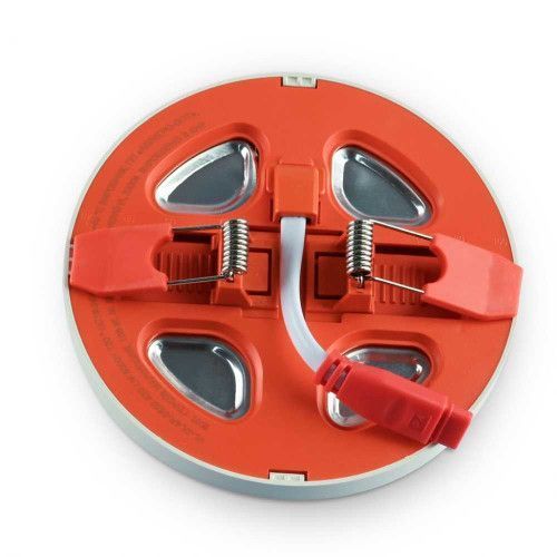 Фото LED світильник вбудований з декоративною підсвіткою VIDEX Downlight DL4R 6W+3W 5000K+2700K 220V 27946,
