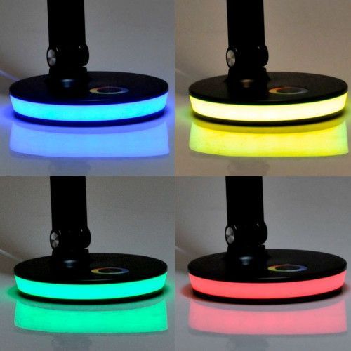 Фото Настільна лампа Goldlux 325044 Neptun Led 1x7W 4000K+RGB 450Lm IP20 BK 59877,