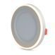 Фото LED світильник вбудований з декоративною підсвіткою VIDEX Downlight DL4R 6W+3W 5000K+2700K 220V 27946, вид 4,