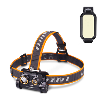 Фото Фонарь налобный Fenix HM65R + Фонарь универсальный Fenix E-LITE HM65RE-LITE,