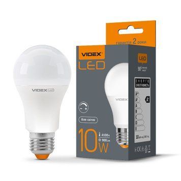 Фото LED лампа VIDEX A60eD 10W E27 4100K димерная 24555,