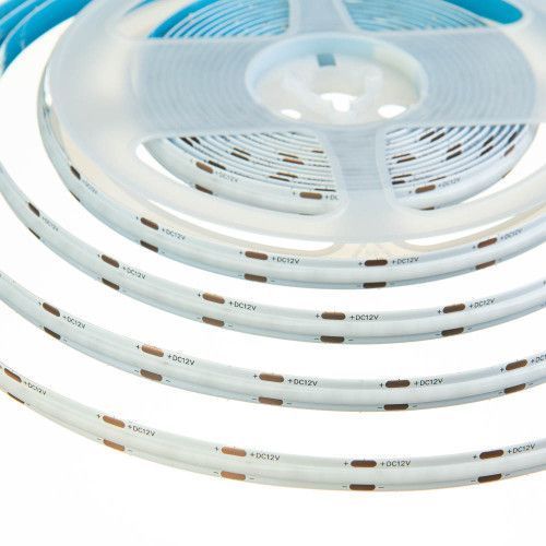 Фото Світлодіодна стрічка синя 12V COB 320LED/м IP20 1022566,