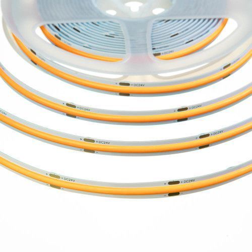 Фото Світлодіодна стрічка COB 24В нейтральна біла 320LED/м IP20 1022427,