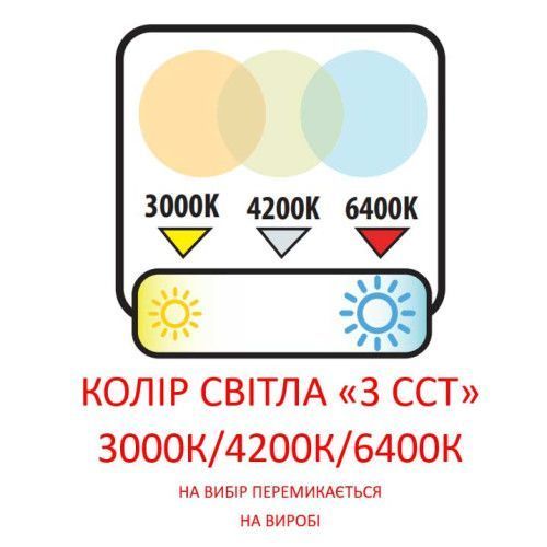 Фото Светильник трековый "BREMEN-20 3CCT" 20W белый 018-031-1020-010,