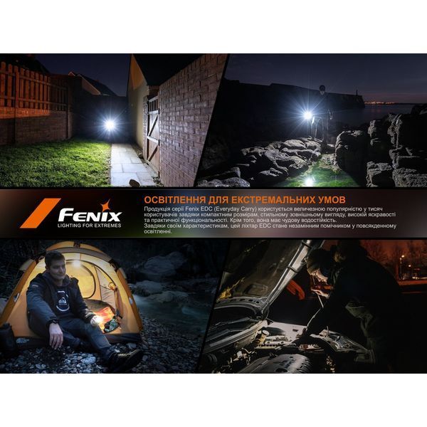 Фото Ліхтар Fenix E06R PRO, зелений E06RPROG,