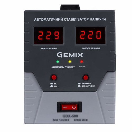 Фото Стабилизатор напряжения Gemix GDX-500 GDX-500,
