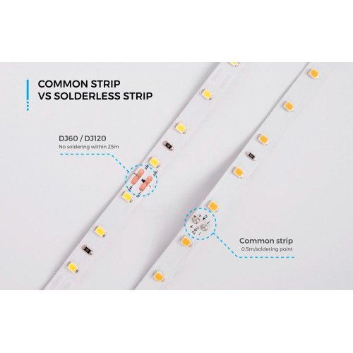 Фото LED лента COLORS 60-2835-12V-IP55 4,4W 2700K 5м (DJ60-12V-8mm-IP55-SW) 2090,