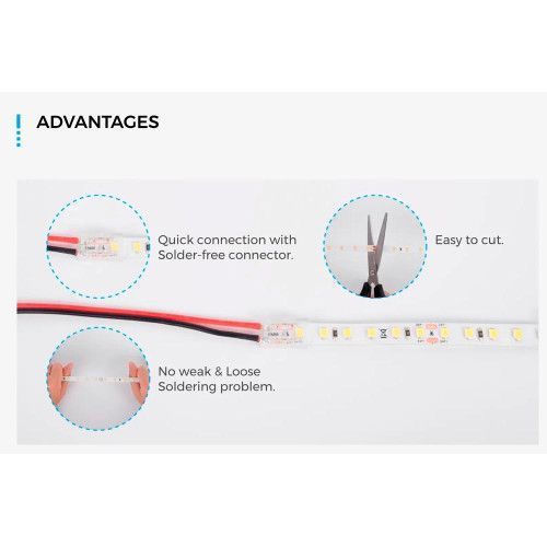 Фото LED лента COLORS 60-2835-12V-IP55 4,4W 2700K 5м (DJ60-12V-8mm-IP55-SW) 2090,