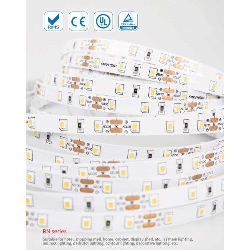 Фото LED лента RISHANG 60-2835-12V-IP20 12W 956Lm 6000K 5м (RN0060TA-A-PW) 945,