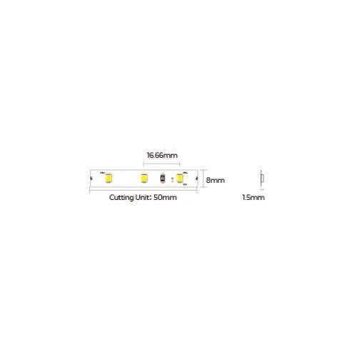 Фото LED лента COLORS 60-2835-12V-IP55 4,4W 2700K 5м (DJ60-12V-8mm-IP55-SW) 2090,