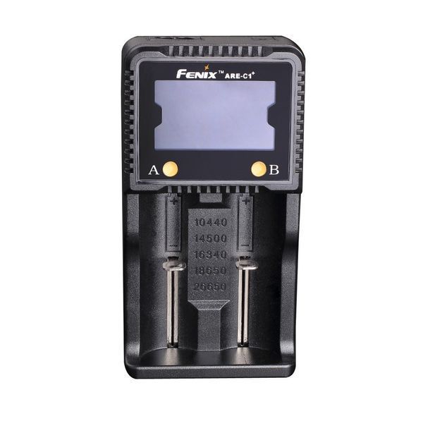 Фото Зарядное устройство Fenix 2*26650 18650 16340 14500 10440 АА ААА С ARE-C1plus,