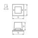 Фото Светильник настенный TAXI SMD LC/M-NW, 0.6W, 10lm, 4000K, IP54, хром, Kanlux 26461 26461, вид 3,
