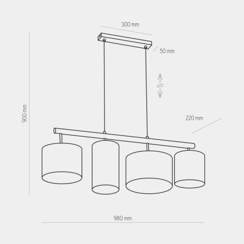 Фото Люстра подвесная TK-Lighting deva graphite 4458 4458,