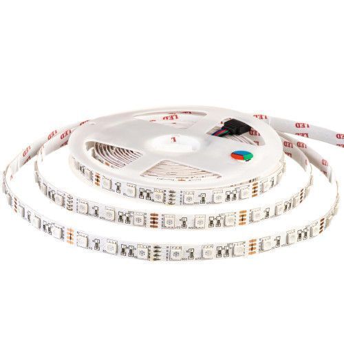 Фото Світлодіодна стрічка RGB 12V Motoko smd2835 60LED/м IP20 1015428,