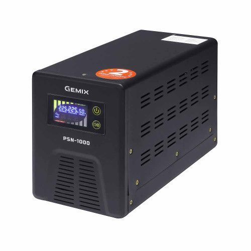 Фото ДБЖ Gemix PSN-1000 LCD, 600 Вт, 2 х EURO Schuko PSN1000VA,