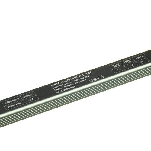 Фото Блок питания узкий 12 В 3А 36Вт IP20 AVT SLIM 1021911,