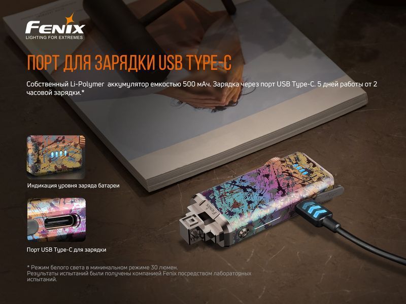Фото Фонарь ручной Fenix APEX 20 Mix Iridescent APEX20MI,