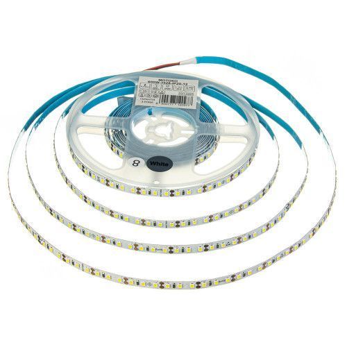Фото Світлодіодна стрічка біла 12V Motoko smd2835 120LED/м IP20 1012097,