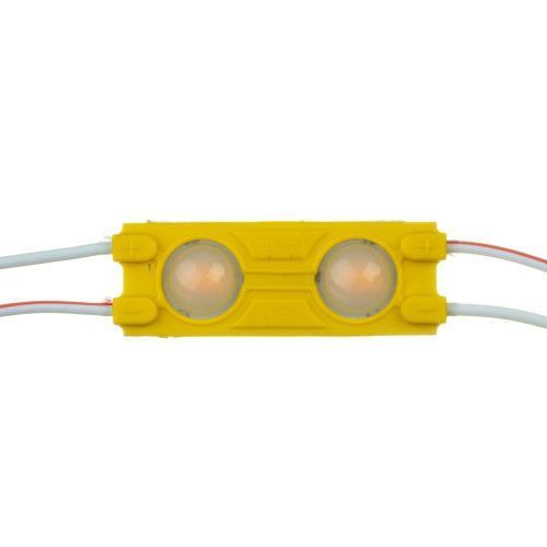 Фото Світлодіодний модуль 12 V жовтий smd5730 2led 1W IP65 1019206,