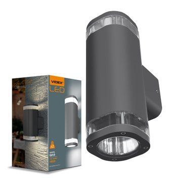 Фото LED Світильник архітектурний AR072G IP54 VIDEX GU10x2 26556,