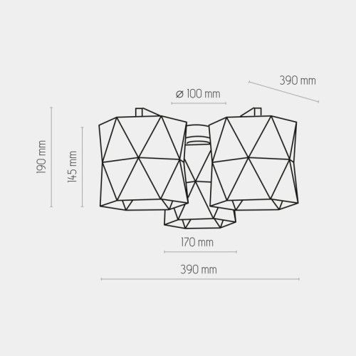 Фото Люстра пристельова TK-Lighting siro white 3248 білий 3248,