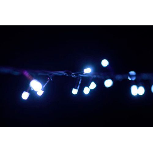 Фото Гирлянда уличная LUMION нить &laquo;String light&raquo; Static 200LED 230V IP44 белый/белый холодный 10м 2019-DЕ,