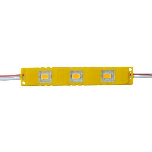 Фото Светодиодный модуль 12 V желтый smd5730 3led 1.5 W IP65 1019011,