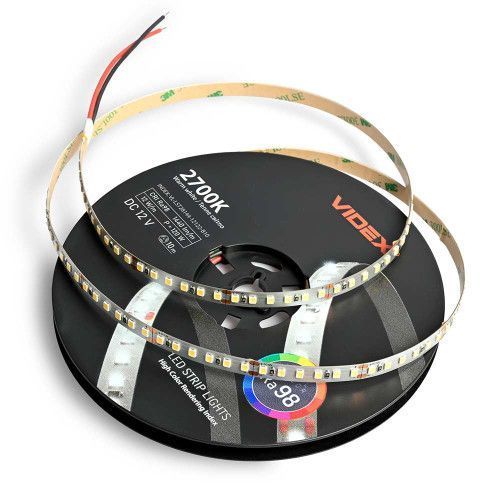 Фото LED стрічка VIDEX DC12V 120W 10M 2700K Ra98 IP20 (VL-LST28144-12122-B10) 28214,