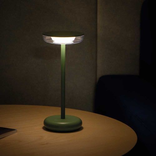 Фото Настольная лампа Kanlux 37313 FLUXY LED IP44 GN, 1.7 Вт, 140 лм, 3000К 37313,