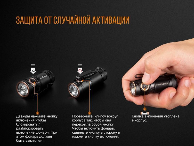 Фото Фонарь ручной Fenix E18R Cree XP-L HI LED E18R,