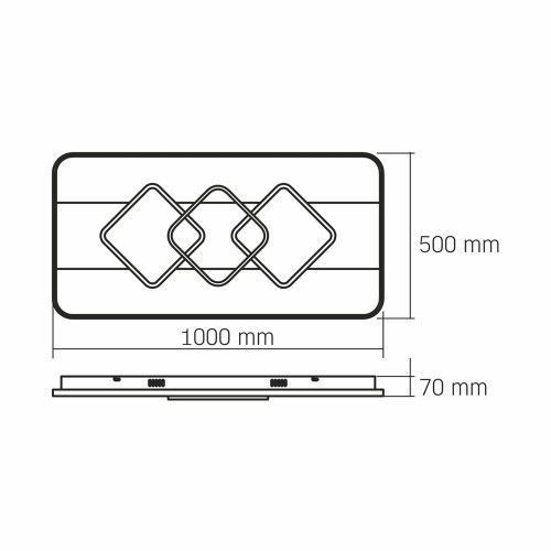 Фото LED светильник функциональный VIDEX DECORA 80W VL-CLD-998-TT 28274,
