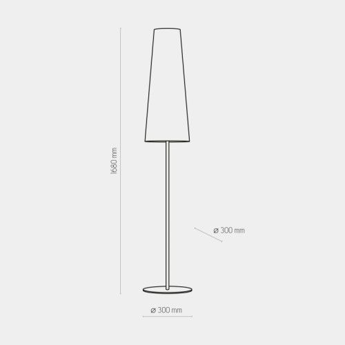 Фото Торшер TK-Lighting umbrella чорний 5170 5170,