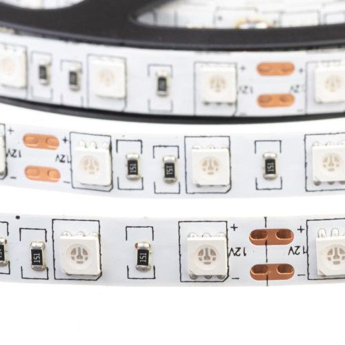 Фото Светодиодная лента синяя 12V smd5050 60LED/м IP65 1015413,
