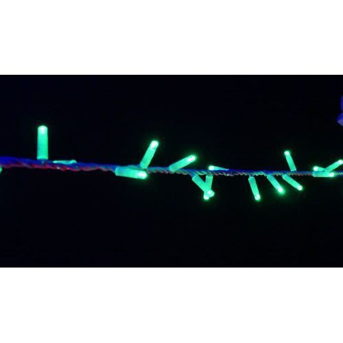Фото Гирлянда уличная LUMION нить &laquo;String light&raquo; Static 200LED 230V IP44 белый/зеленый 10м 2024-DЕ,