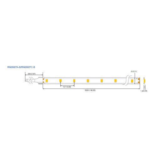 Фото LED лента RISHANG 60-2835-12V-IP20 5,5W 504Lm 4000K 5м (RN0860TA-B-NW) 362,