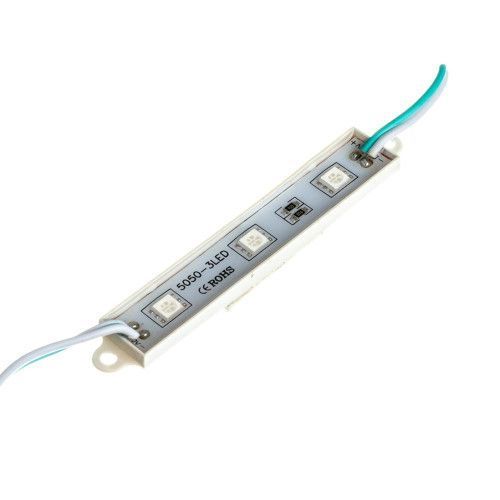 Фото Светодиодный модуль 12 V зеленый smd5050 3led 0.72 W IP65 1018055,