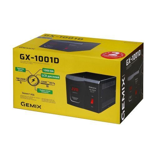 Фото Стабілізатор напруги Gemix GX-1001D GX-1001D,