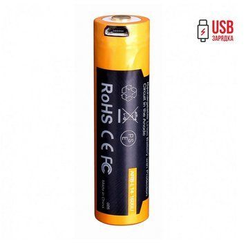 Фото Аккумулятор 14500 Fenix ARB-L14-1600U micro usb зарядка ARB-L14-1600U,