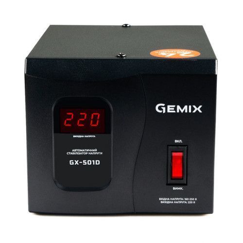 Фото Стабілізатор напруги Gemix GX-501D GX-500D.350W,
