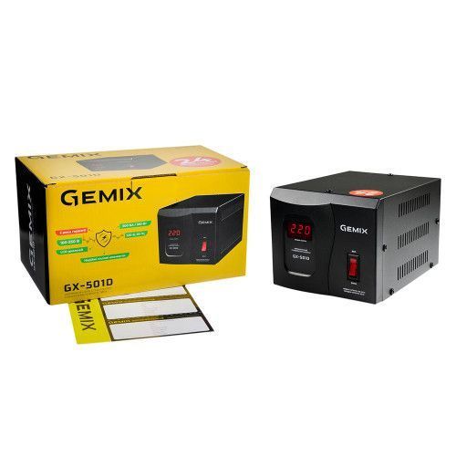 Фото Стабілізатор напруги Gemix GX-501D GX-500D.350W,