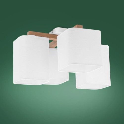 Фото Люстра пристельова TK-Lighting tora white 4163 білий 4163,