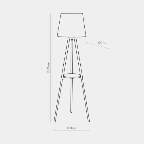 Фото Торшер TK-Lighting vaio white 698 білий 698,