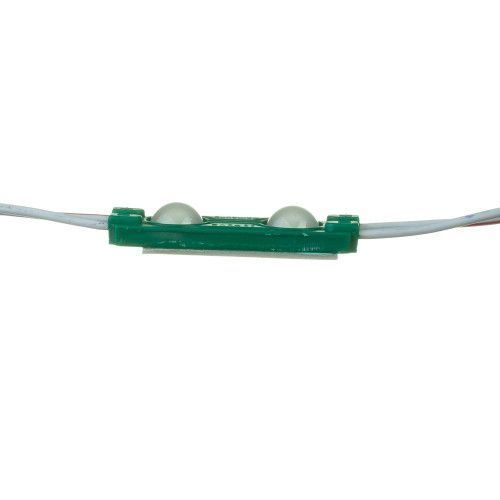 Фото Светодиодный модуль 12 V зеленый smd5730 2led 1W IP65 1019205,